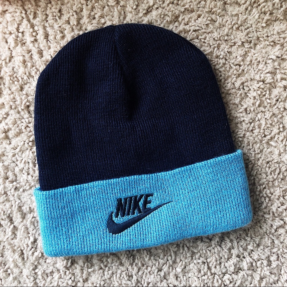 Blue Nike Beanie